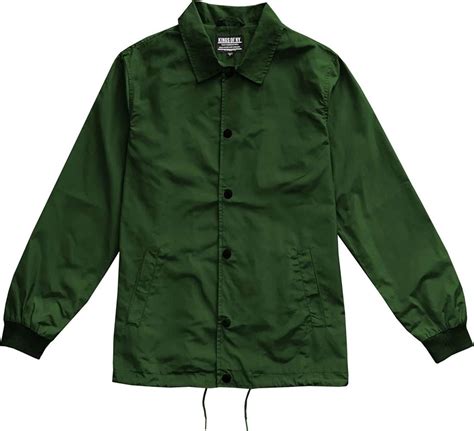 Blank Mens Windbreaker Nylon Coaches Jacket .